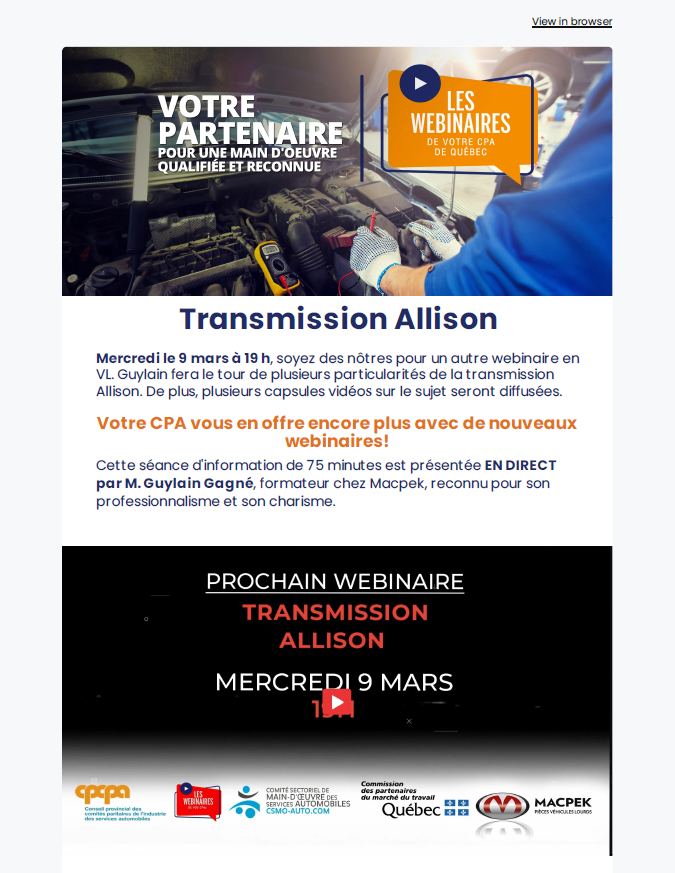 PDF - Webinaire - Transmission Allison